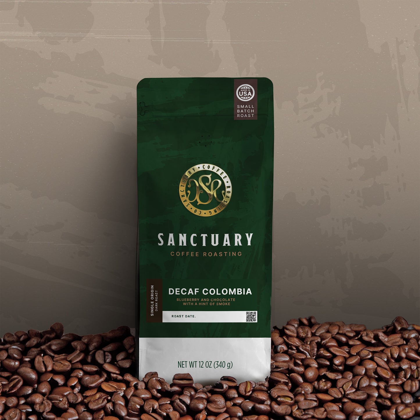 Single-Origin Decaf Colombia Coffee | Blueberry, Chocolate & Smoke Notes